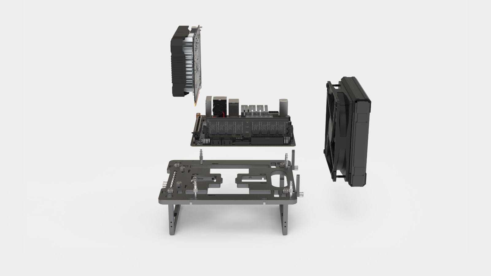 BC1 Mini V2 – Open Benchtable – Streacom
