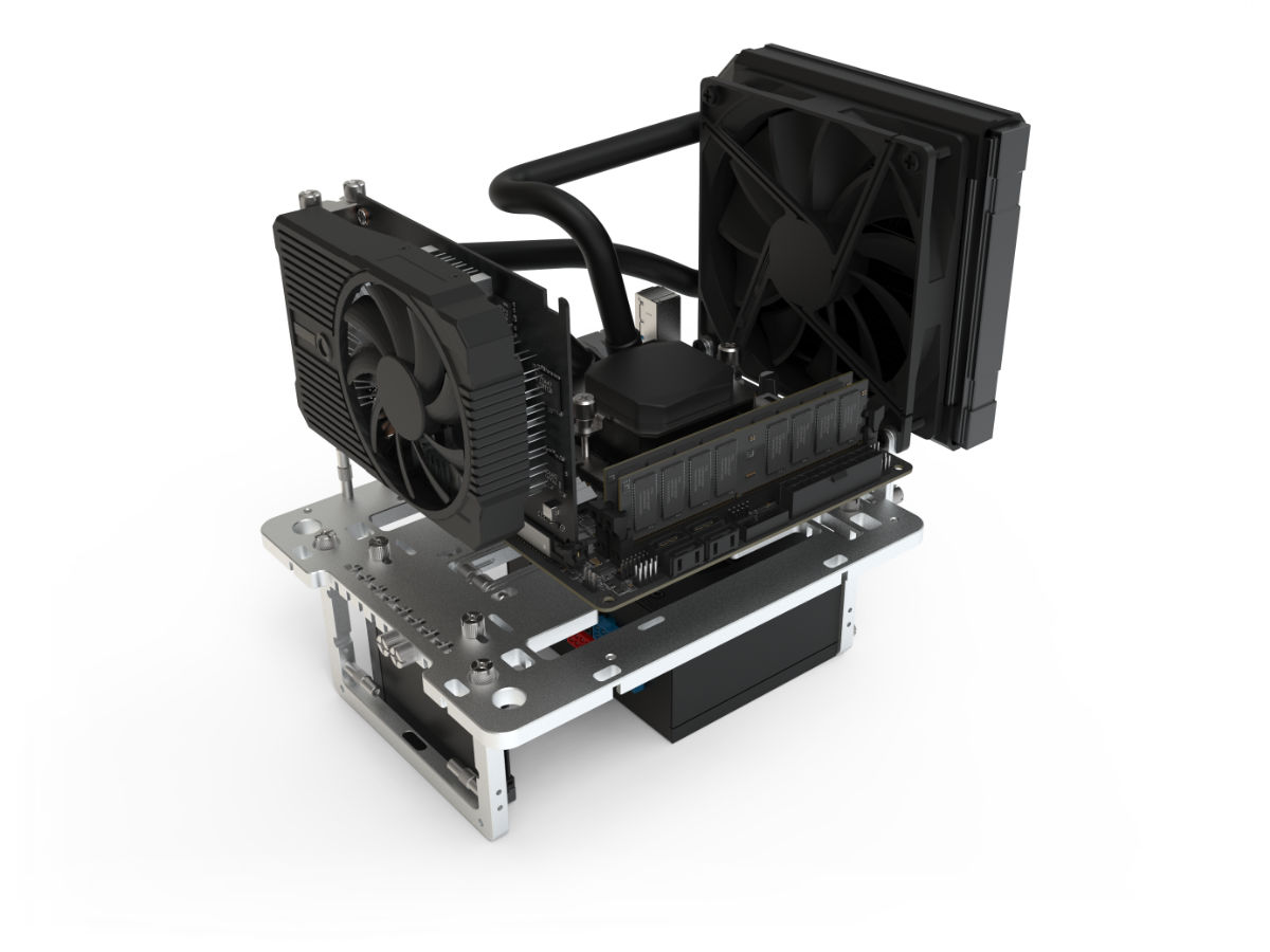 PCパーツ STREACOM BC1-Mini Open Benchtable Black BC1 Mini V2 – Open Benchtable – Streacom